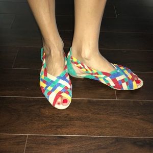 Awesome colorful flats! Brazilian Feria in Rio